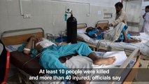 People in hospital after deadly bomb, gun battle in Afghan city