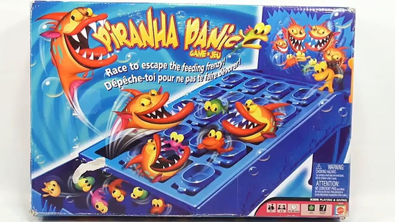 Piranha Panic Game - Race To Escape The Feeding Frenzy!, Mattel Toys 2006
