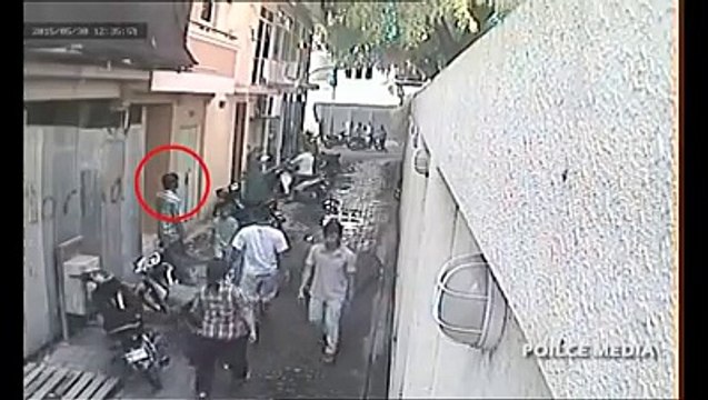 Man caught on CCTV camera, in relation to a case of theft