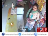 CCTV camera captured A Sales Girl Thief on Showroom