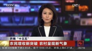 [中国新闻]开局“十三五” 农民增收新突破 农村呈现新气象