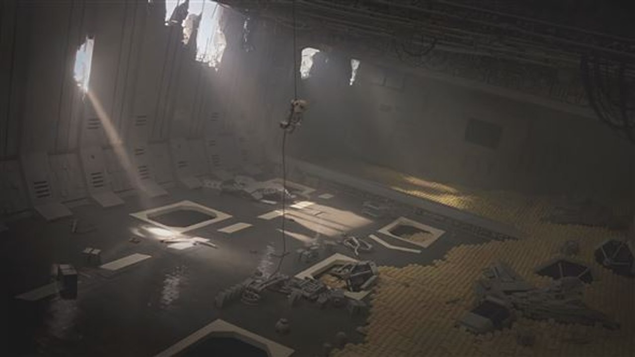 Timelapse: lego-fans bauen abgestürzten star crusader