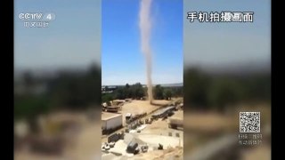 [中国新闻]澳大利亚：建筑工地晴天刮起龙卷风
