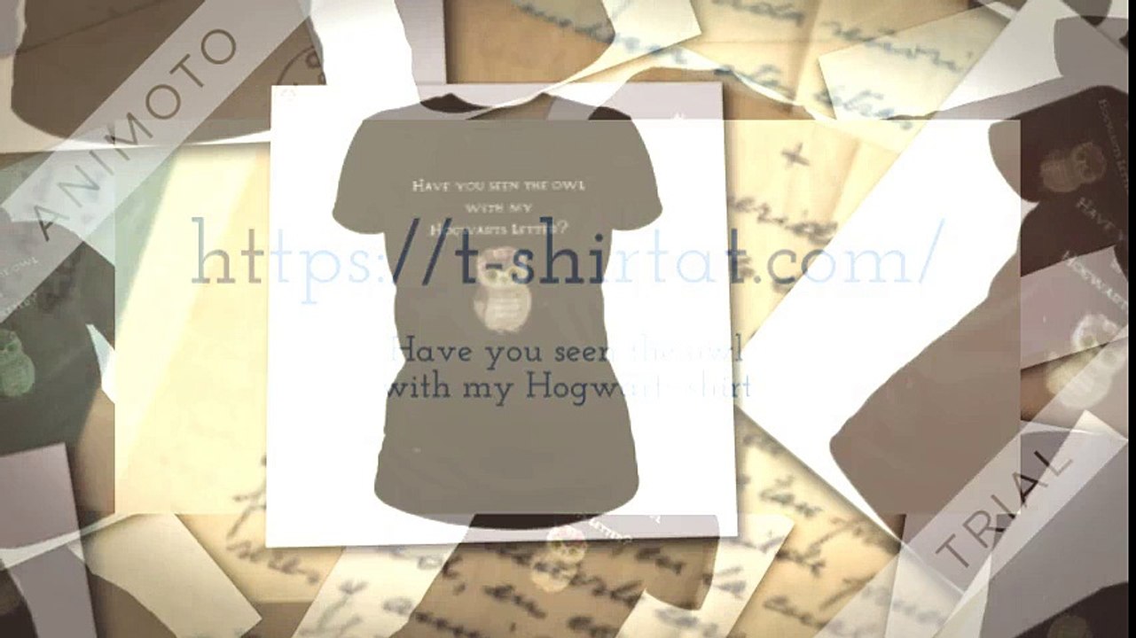 Have you seen the owl with my Hogwarts letter shirt