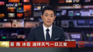 [中国新闻]雾 雨 冰雹 迪拜天气一日三变