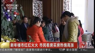 [中国新闻]新年楼市红红火火 市民看房买房热情高涨