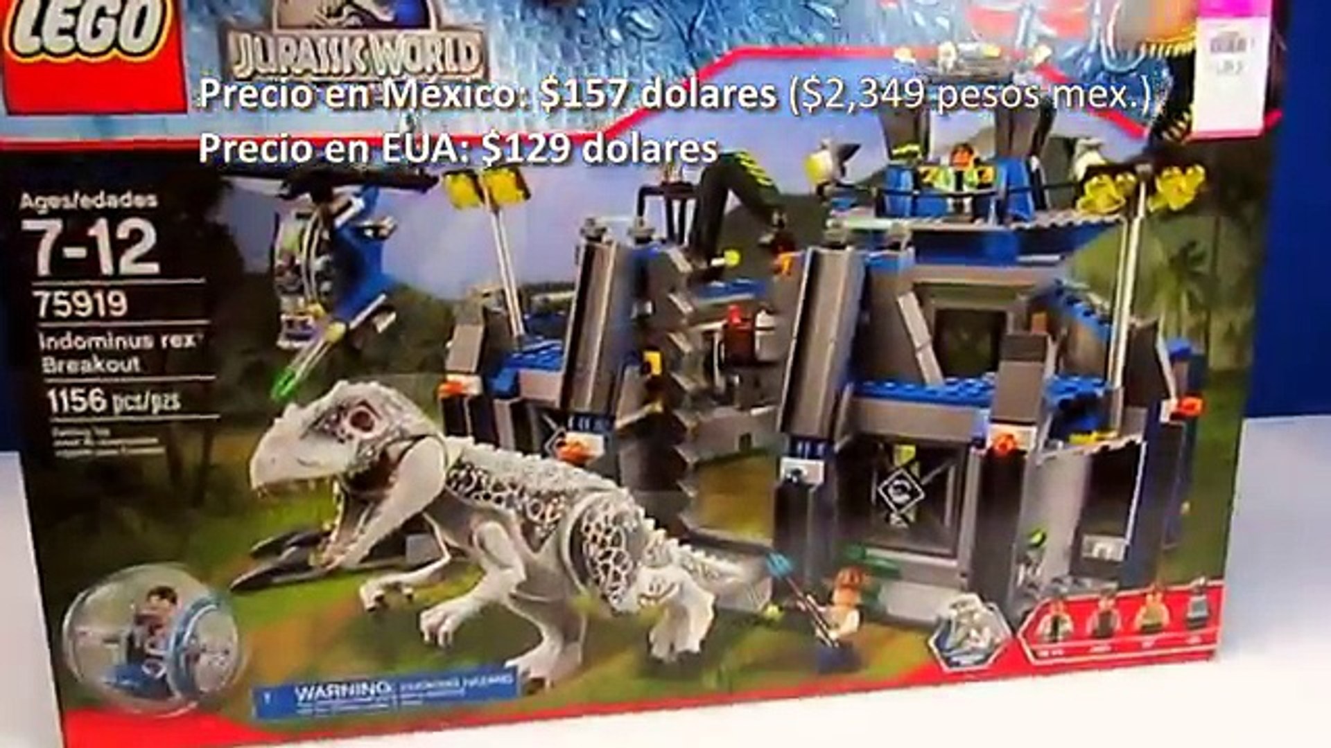 jurassic world de lego en español
