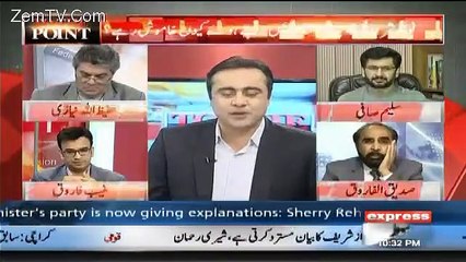 Intense Fight Between Mansoor Ali Khan and Siddiq ul Farooq in Live Show