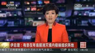 [中国新闻]伊总理：有意在年底前消灭境内极端组织阵地