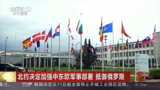 [中国新闻]北约决定加强中东欧军事部署 抵御俄罗斯