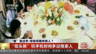 [中国新闻]“据”说过年·你如何陪伴亲人？