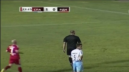 So this was a penalty in the Serbian SuperLiga (the match decided which of the two teams will compete in the EuropaLeague