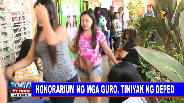DepEd, patuloy na nakatutok sa brgy at SK elections; Honorarium ng mga guro, tiniyak ng DepEd
