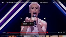Eurovision 2018: United Kingdom. Stolen microphone incident.