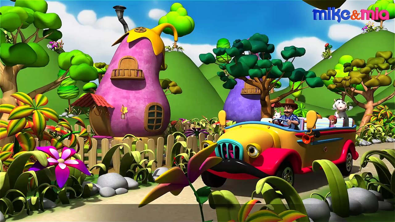 Wheels On the Bus Farm Animals Animal Sounds Song Nursery Rhymes