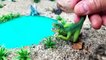 T-Rex vs Spinosaurus Learn Dinosaur Names Kids Schleich Toys Children Learning DIY Attack Battle Toy