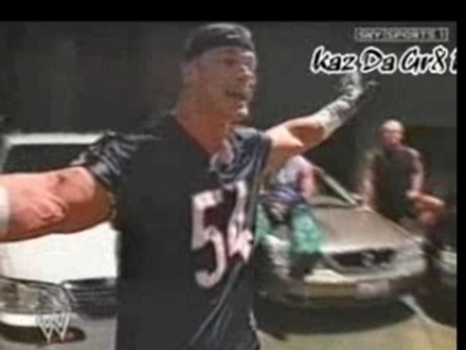 John Cena Getting Ready For Parking Lot Brawl Match