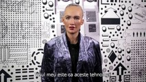Robotul Sophia transmite un mesaj omenirii pentru anul 2018