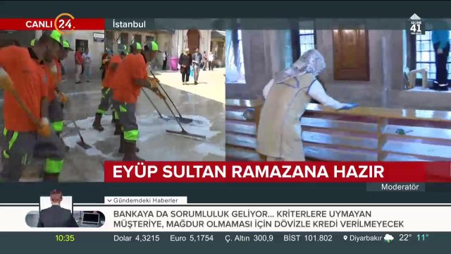 Eyüp Sultan Ramazan'a hazır