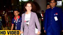 Kangana Ranaut After Attending Cannes 2018 Returns Mumbai