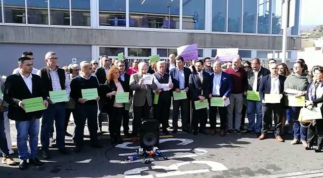 El Norte se moviliza para exigir las urgencias pediátricas en el hospital comarcal