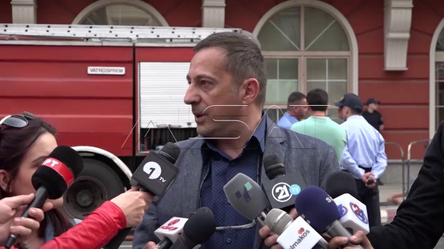 Нема повредени во пожарот во Министерството за правда