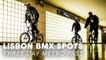3 BMX Bikes, 3 Riders, 3 Day Metro Pass in Lisbon.