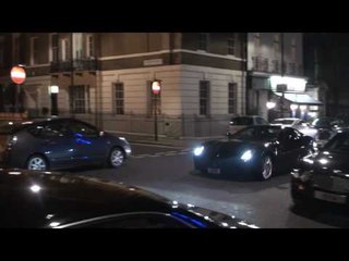Ferrari 599 GTB Accelerating hard on Curzon Street, London