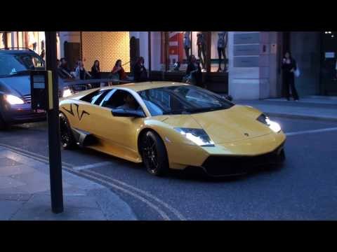 Yellow Tubi Lamborghini Murcielago LP670-4SV - Chase, Revs, Engine Sound, Acceleration