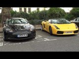 London to Silverstone Rally - Ferrari F50, Lamborghini LP670-4 SV, Aston Martin One-77