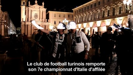 Football italien: Turin fête le 7e titre d'affilée de la Juve