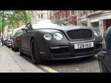 Bentley Continental GTC Matt Black Walkaround on Berkeley Street, London