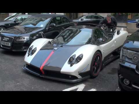 Pagani Zonda Cinque; Day and Night walkarounds with SLR 722S Roadster!