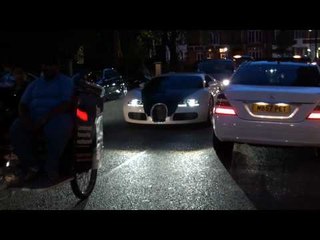 Bugatti Veyron Perle de Sang - Driving scenes in London