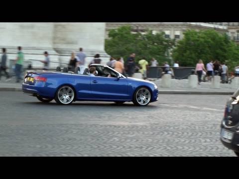 Shmee150's Audi S5 Cabriolet - Paris Driving Scenes, Tunnels and Revs!