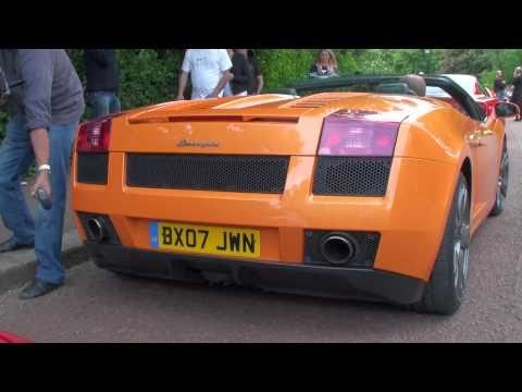 Lamborghini Gallardo Spyder Revving to 126 Decibels - RSC Exhaust