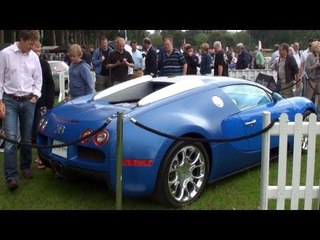 Two-tone Blue Bugatti Veyron GrandSport Video Walkaround at Chelsea AutoLegends 2010
