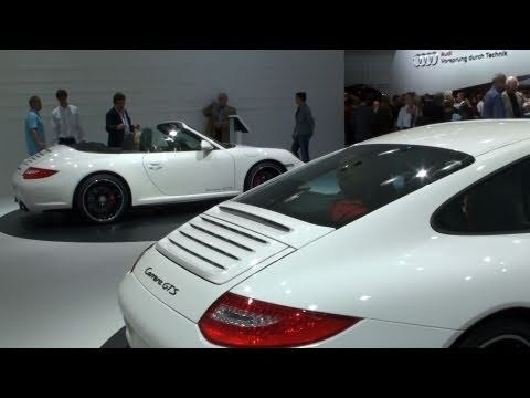 Porsche 911 Carrerra GTS Coupe and Cabriolet - Paris Mondial de l'Automobile 2010