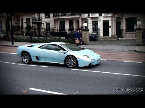 Lamborghini Diablo 6.0 VT - Accelerations on Park Lane, London