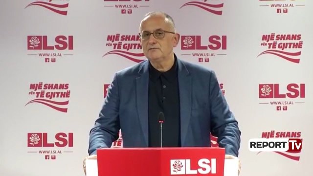 Report TV - Petrit Vasili konferencë për shtyp pas mbledhjes së Grupit Parlamentar