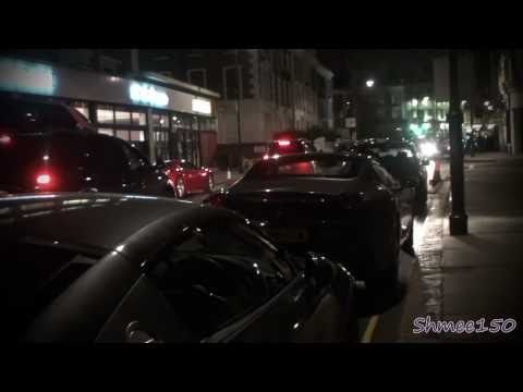 Supercars at London's Ferrari Opus Launch - 288GTO, 599, California, F430 and more