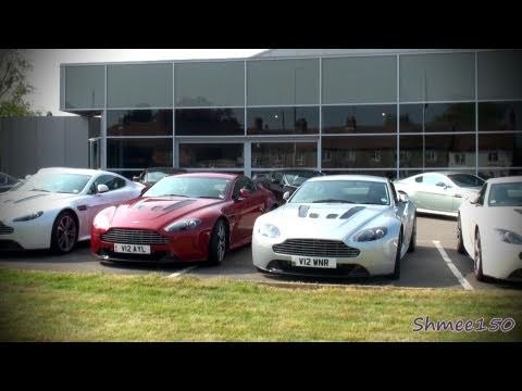 Aston Martin V12 Vantage Day - 22 V12Vs at Works Service, Newport Pagnell