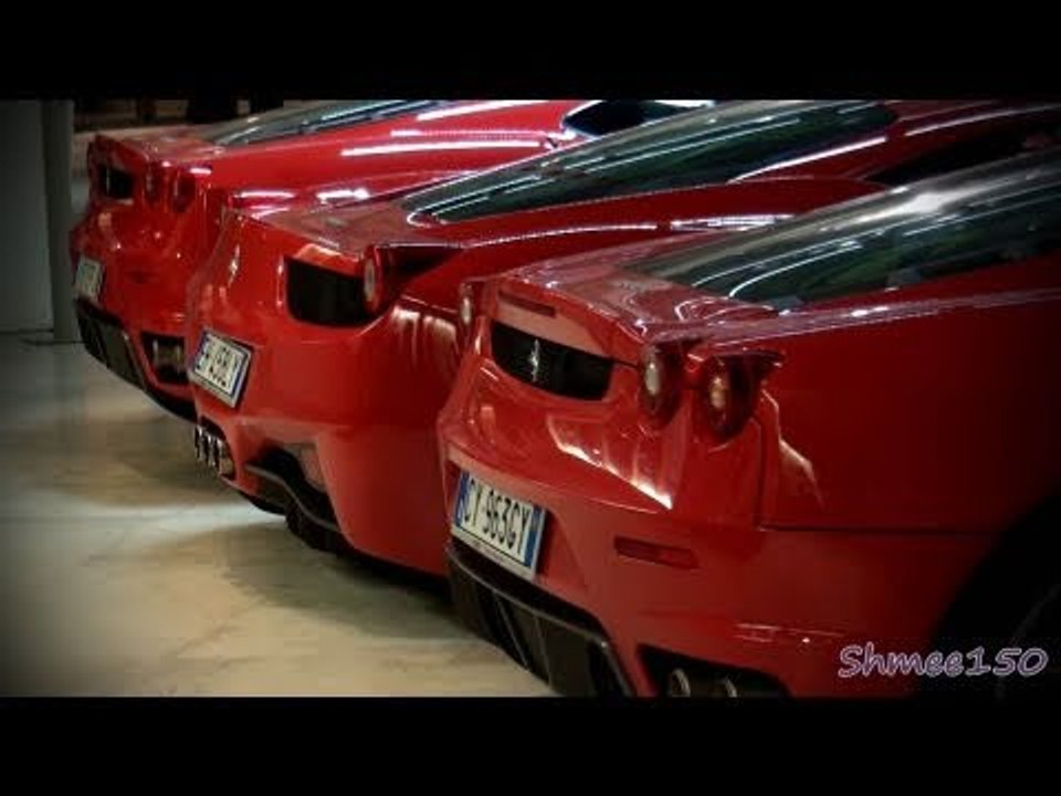 Fairmont Hotel Supercar Lineup - Ferrari, Ferrari, Ferrari, Ferrari, Ferrari...