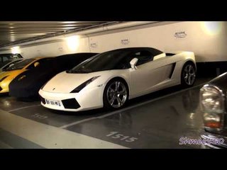 Amazing Garage in Paris - R8 GT, Veyron Sang Noir, Brabus SLR, BMW Z8, Lagonda