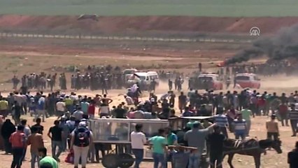 Gazze sınırındaki gösteriler (3)