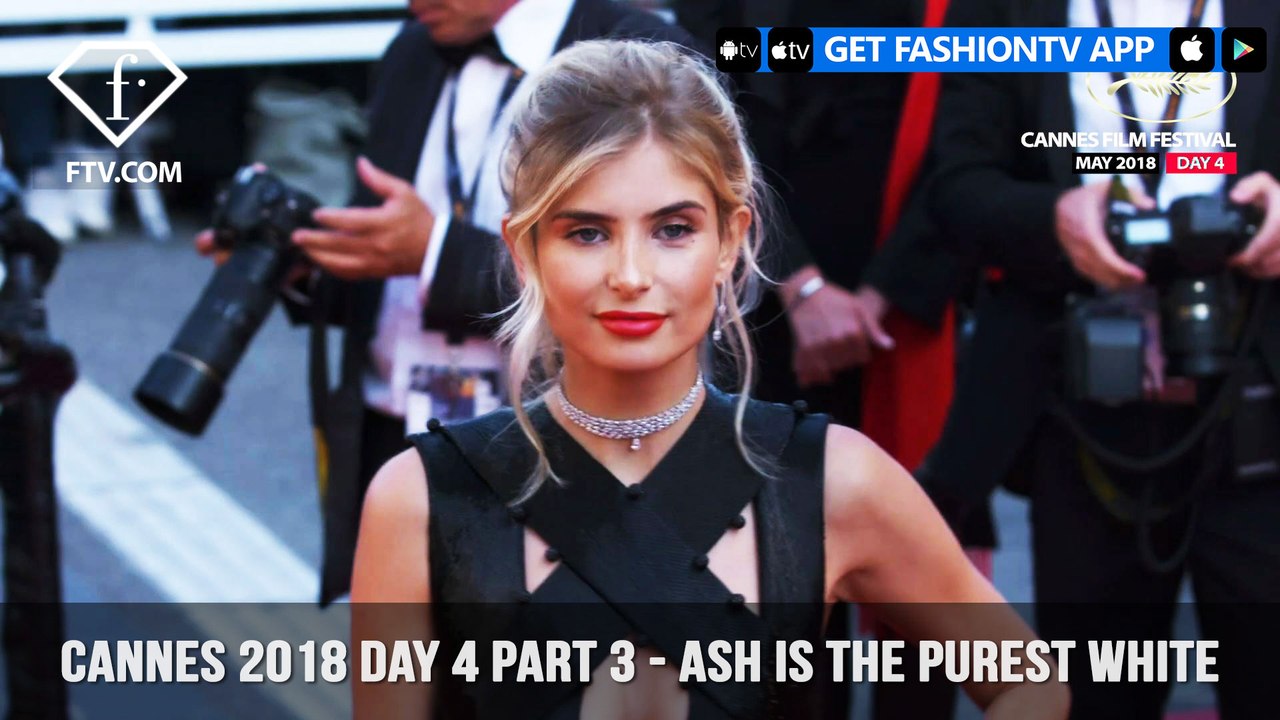 Ash Is The Purest White Red Carpet at Cannes Film Festival 2018 Day 4 | FashionTV | FTV
