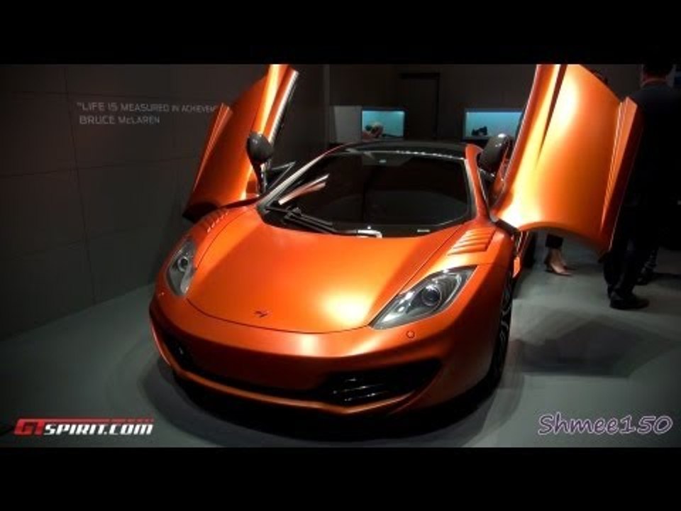 McLaren MP4-12C Special Operations - Dubai Motorshow 2011 with GTspirit.com