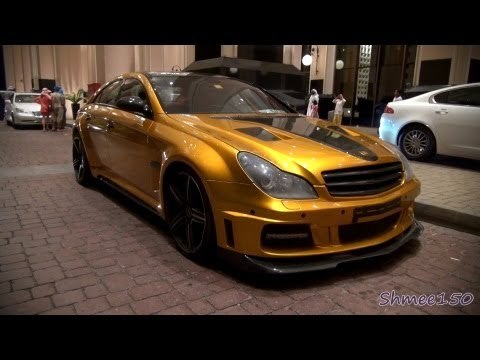 Customised Golden Brabus CLS Rocket