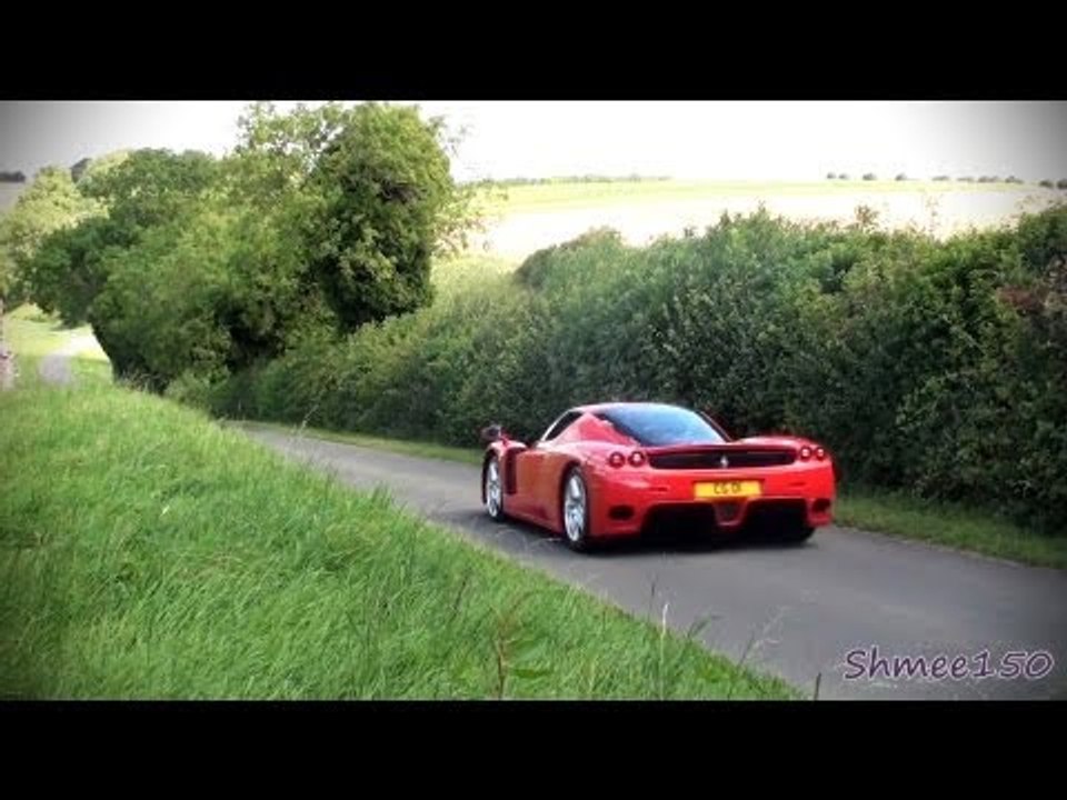 Ferrari v Lamborghini Supercar Accelerations - Gurston Down Hillclimb