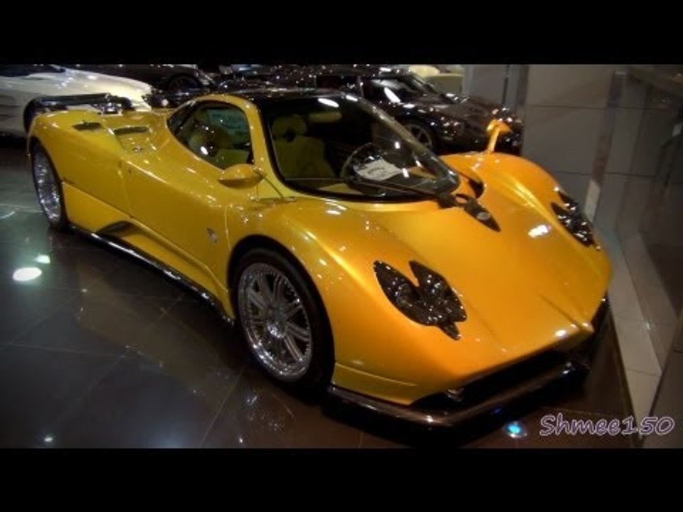 YELLOW Pagani Zonda F - Alain Class Motors, Dubai